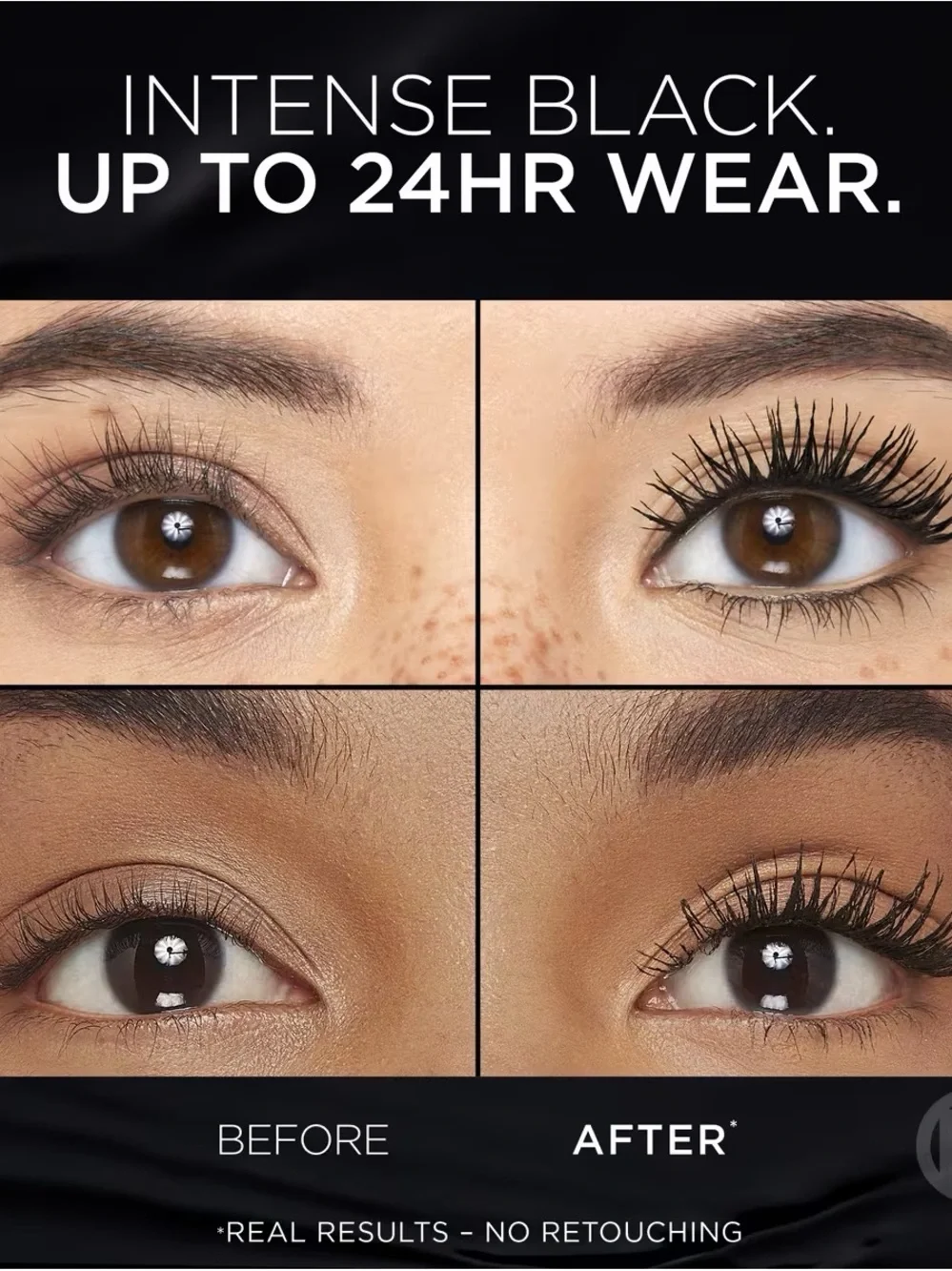 L'Oréal Panorama Voluminous Mascara — All Night Black 2-Pack